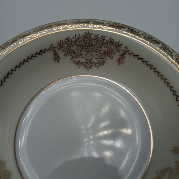 Noritake Bancroft Fruit Dessert Bowl Gold Flower Basket Japan Vintage - Picture 6 of 12